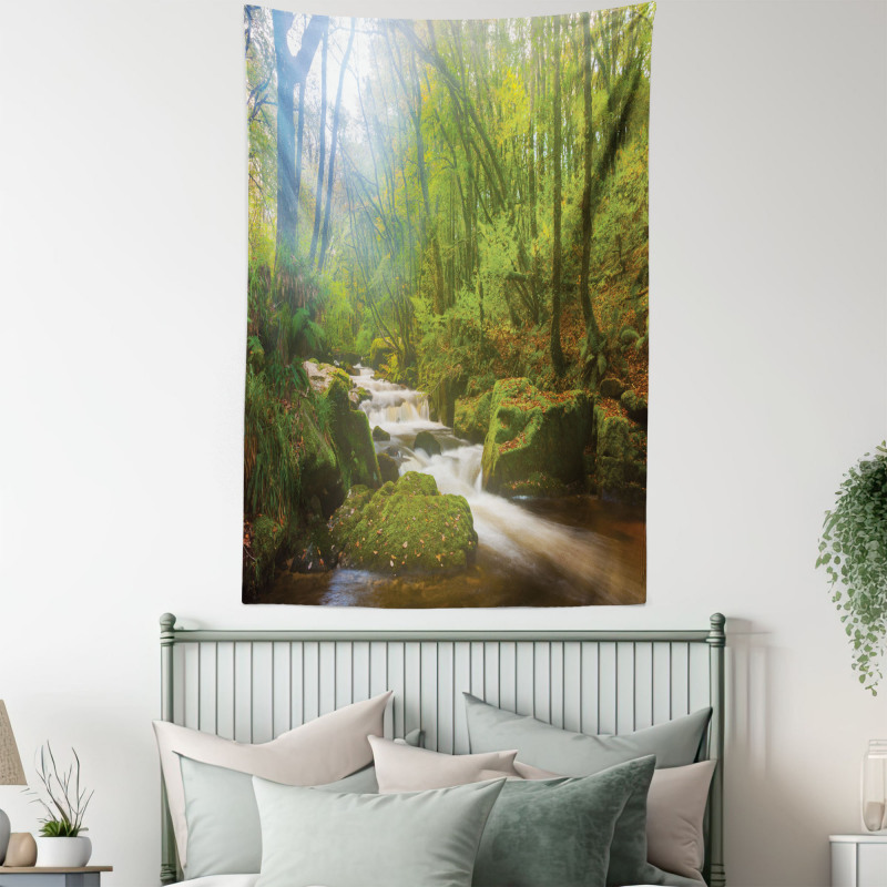 Forest at Golitha Falls Tapestry