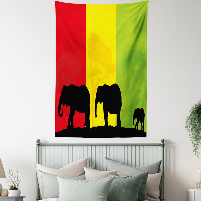 Fauna Elephant Tapestry