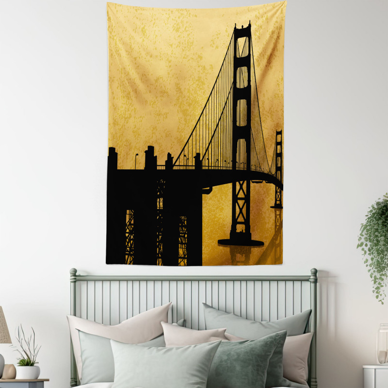 Golden Gate Bridge Art Tapestry