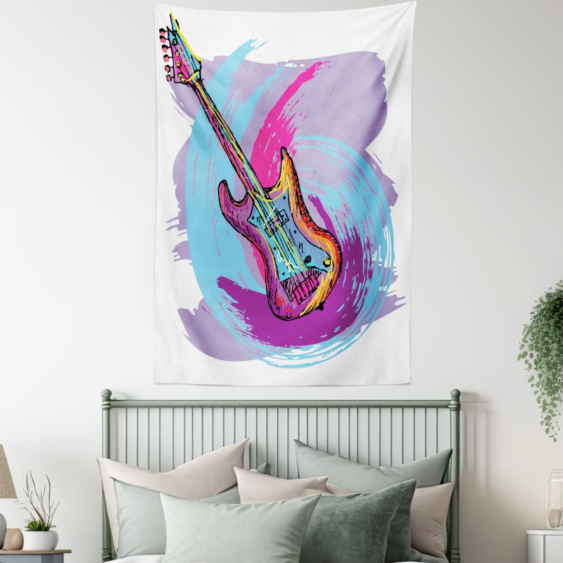 Guitar Instrument Tapestry