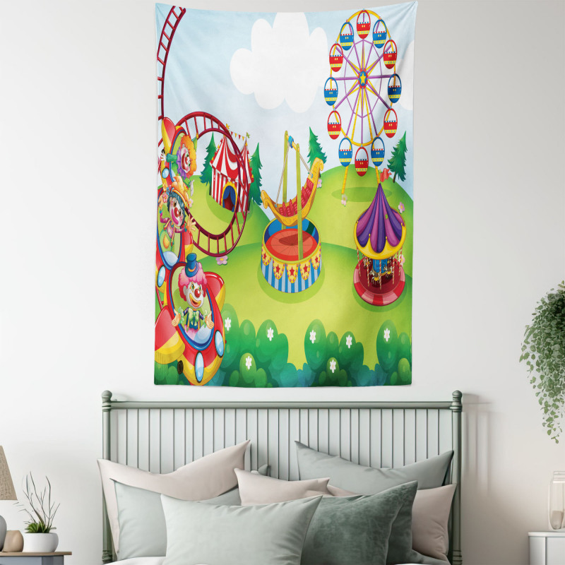 Circus and Theme Park Tapestry