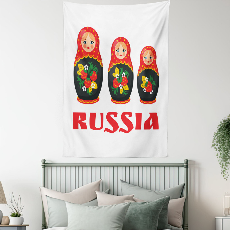 Nesting Matryoshka Dolls Tapestry