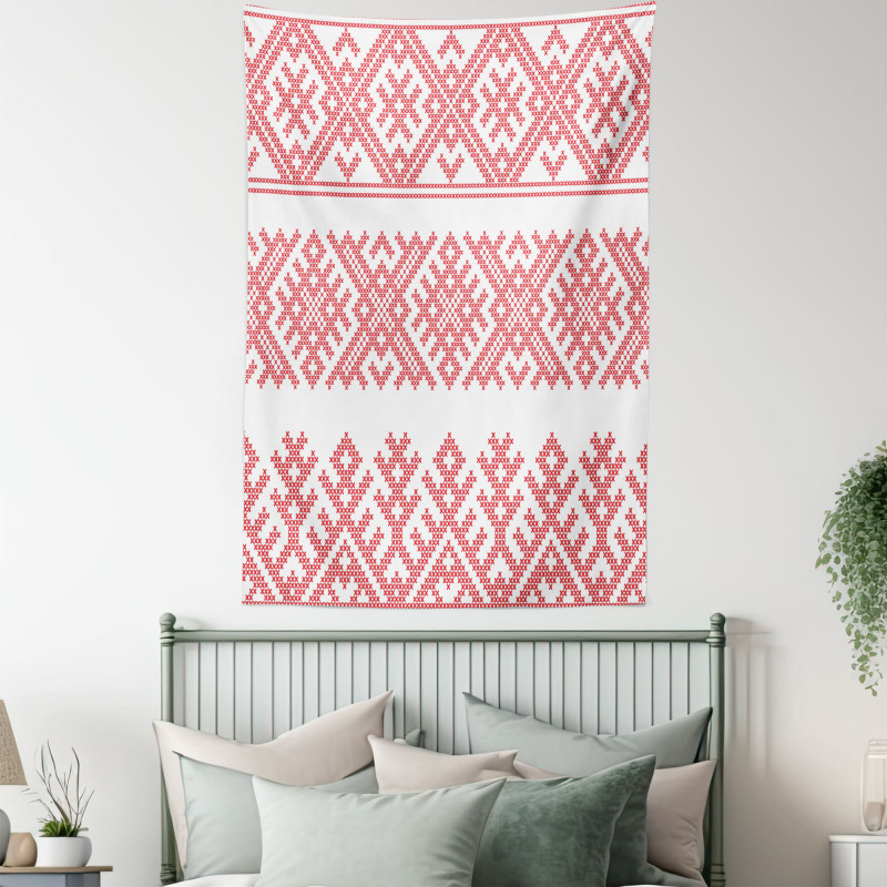 Slavic Motifs Art Pattern Tapestry