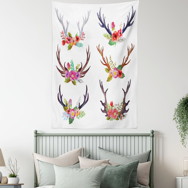 Bouquet Animal Flowers Tapestry