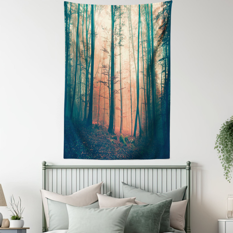 Autumn Forest Woodland Tapestry