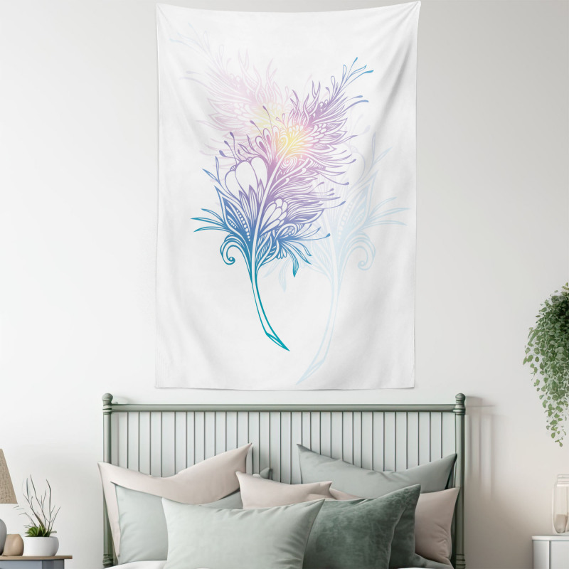 Bohemian Silhouette Plume Tapestry