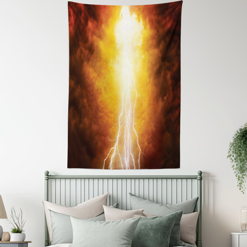 Vivid Apocalyptic Day Tapestry
