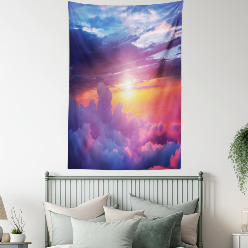 Sunset Sky and Clouds Tapestry