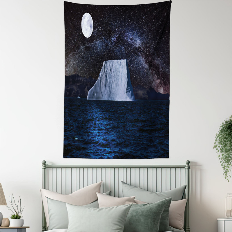 Iceberg Reflection Sky Tapestry