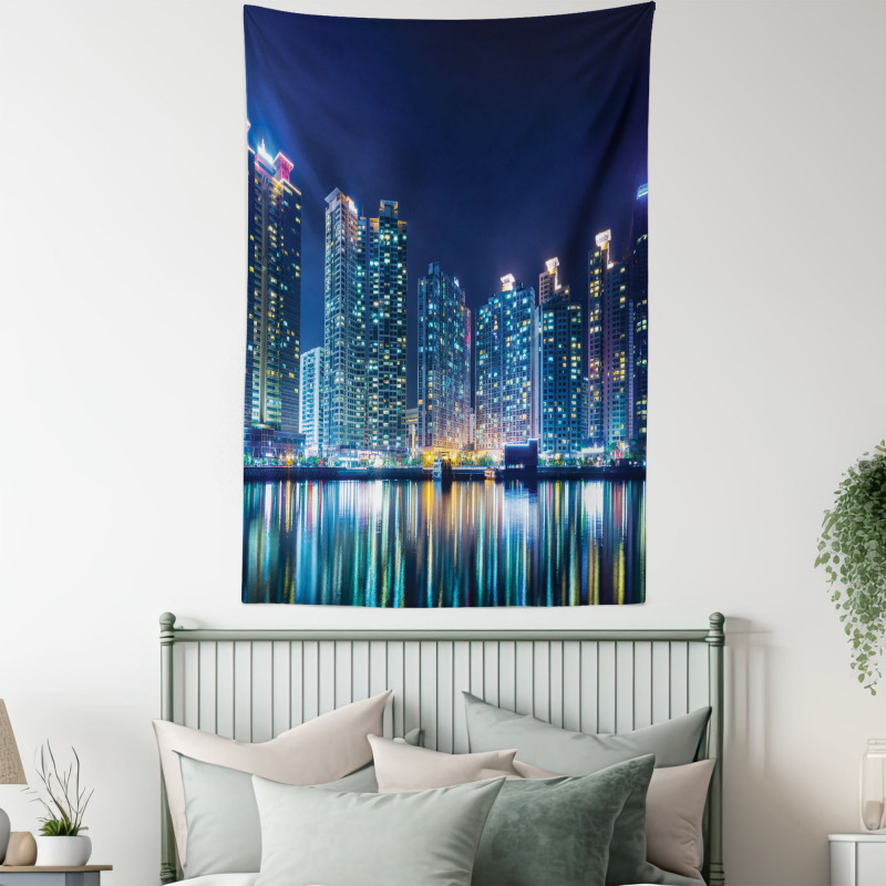 Urban Skyline Photo Tapestry