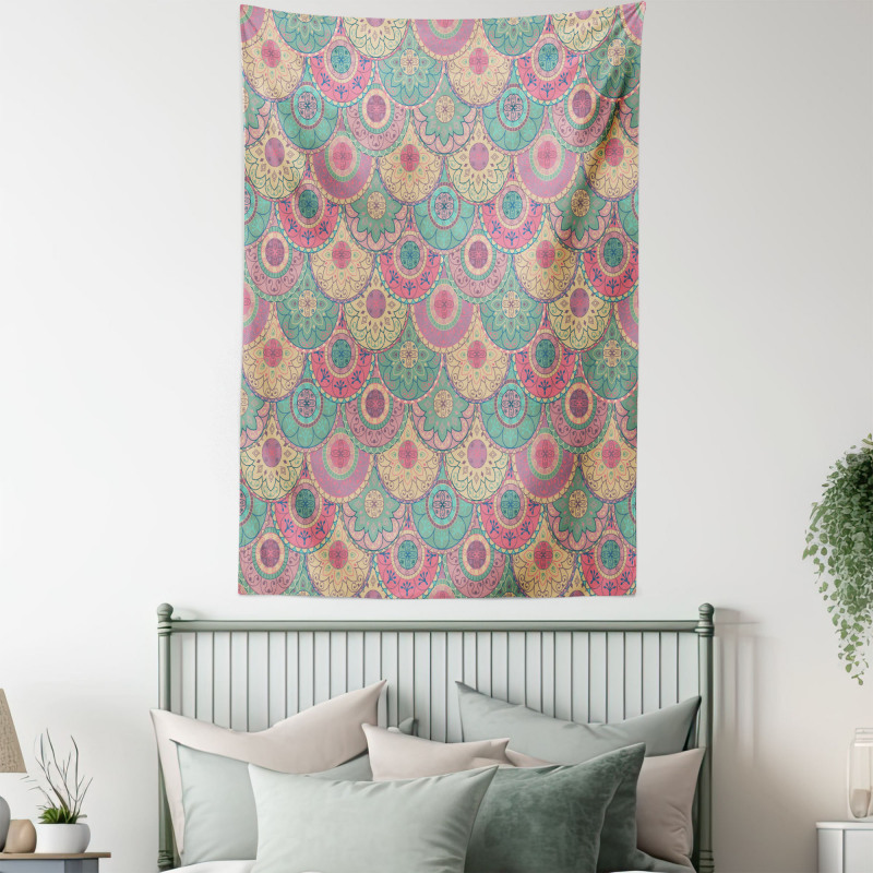 Classic Circular Shape Tapestry