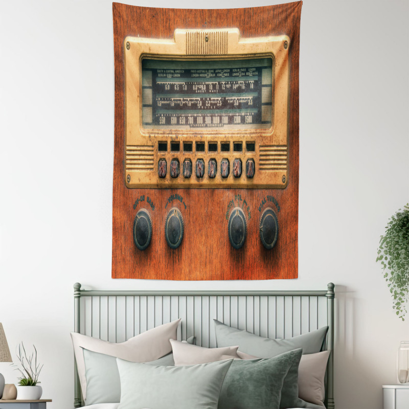 Antique Radios Tapestry
