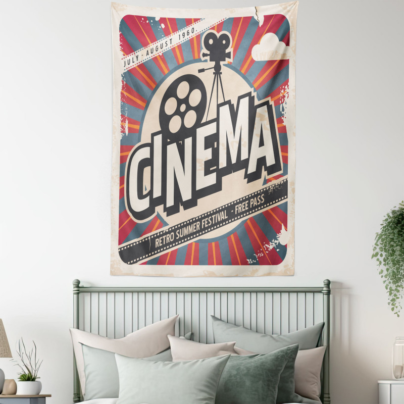 Vintage Cinema Movie Star Tapestry