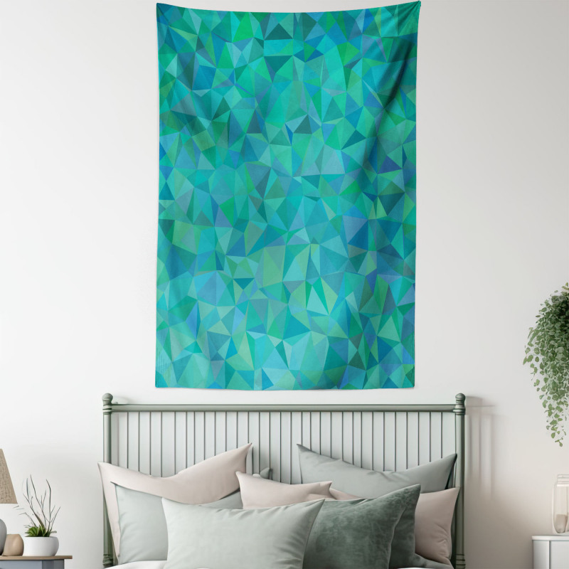 Triangle Mosaic Design Tapestry