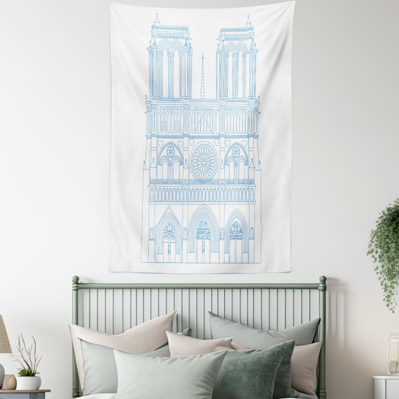 Linear Outline Tapestry