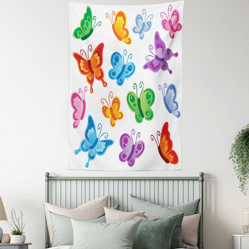 Colorful Ornate Wings Tapestry