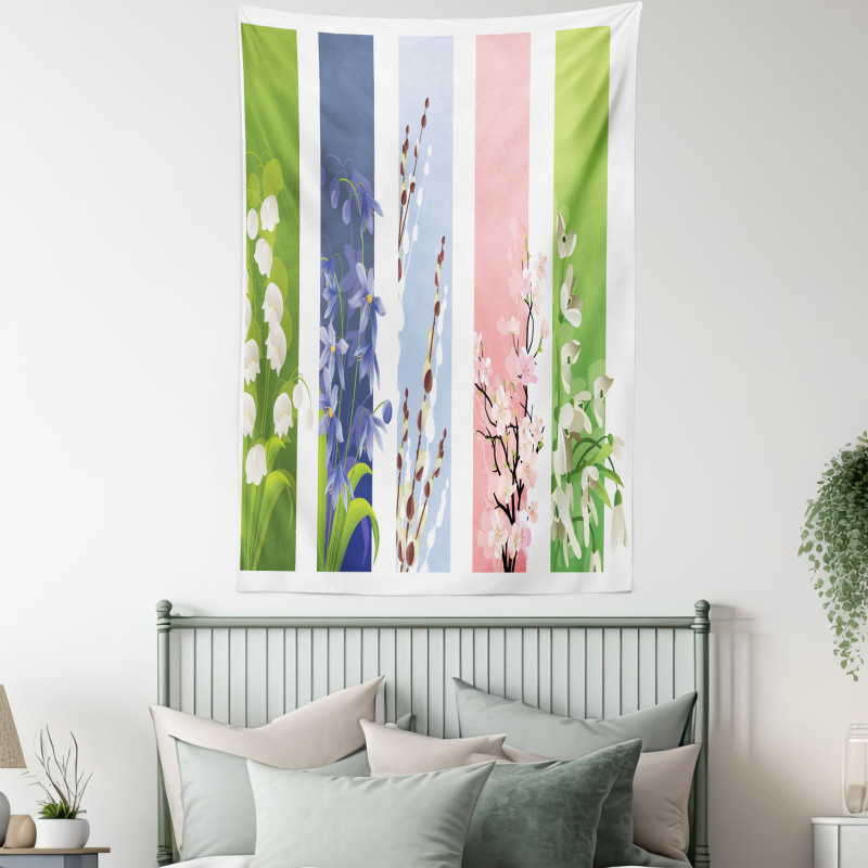 Lily Primrose Valley Tapestry