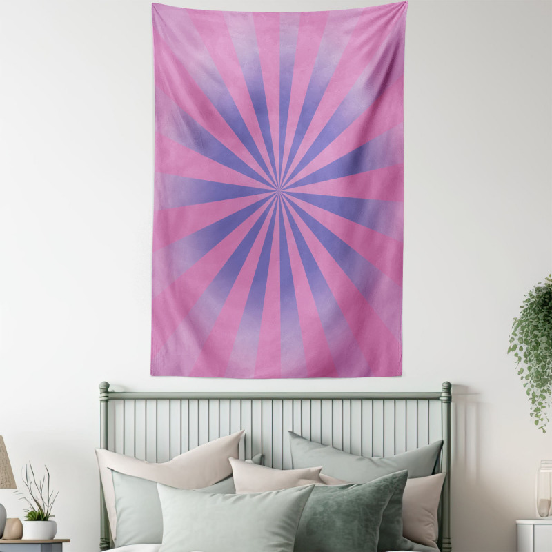 Funky Dreamlike Sunbeams Tapestry