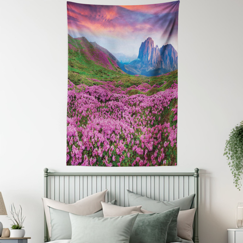 Mountain Village Fall Tapestry