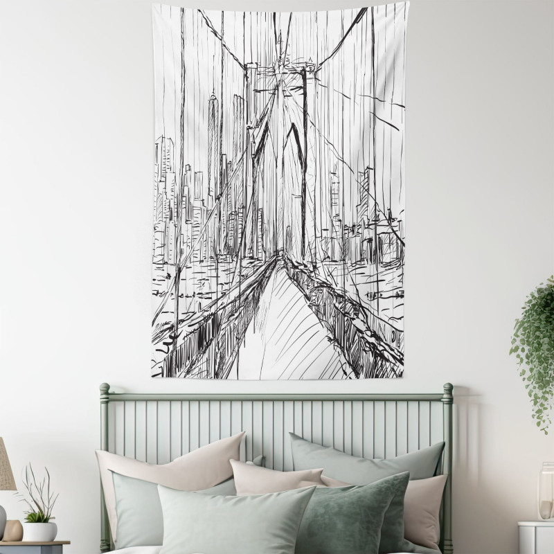 Creative Bridge Drawing Tapestry