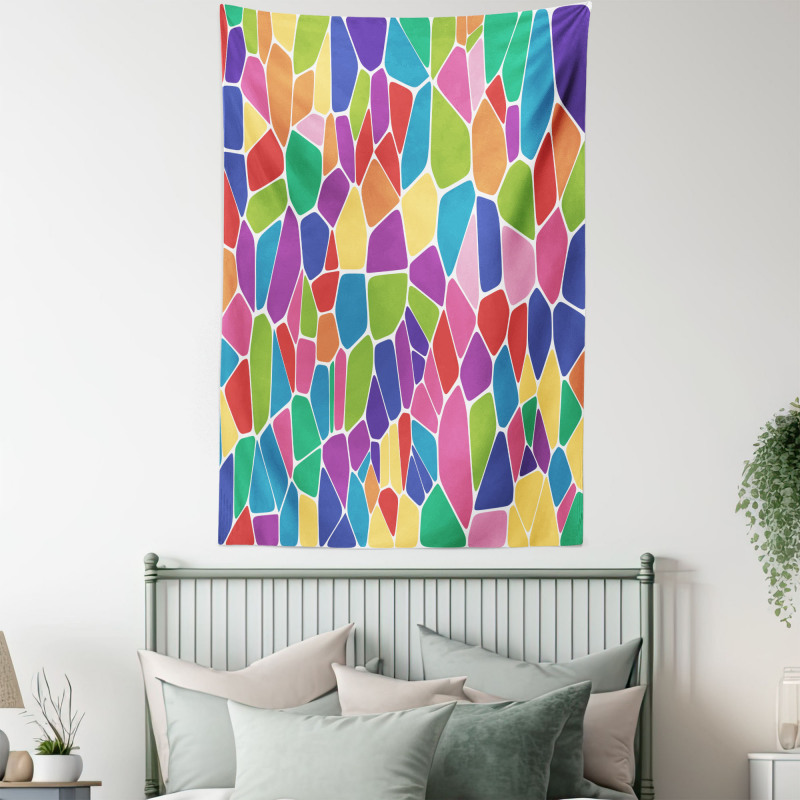 Irregular Colorful Cells Tapestry