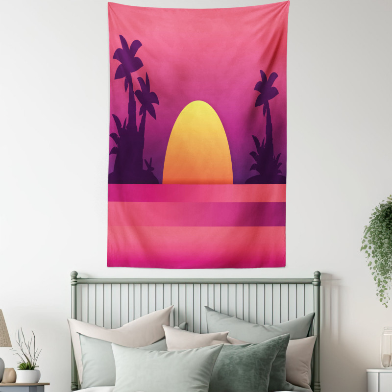 Dramatic and Exotic Scene Tapestry