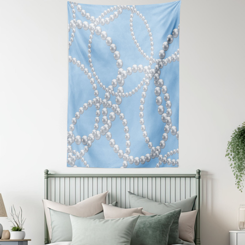 Pearl Necklace Bracelet Tapestry