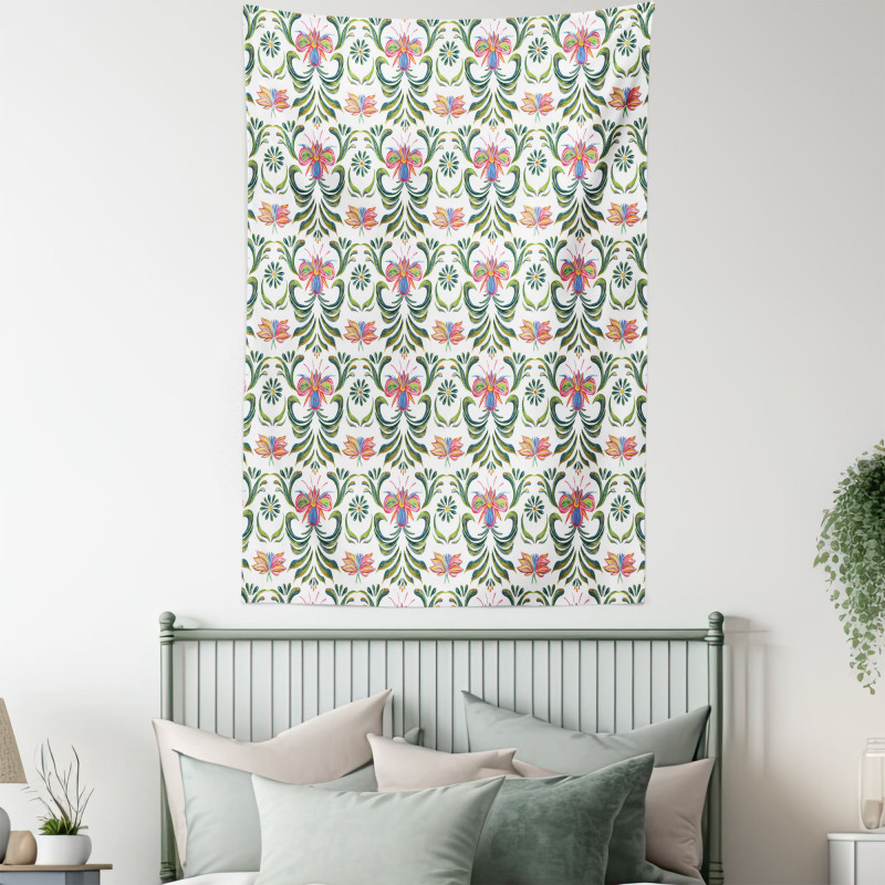 Ivy Ukrainian Folk Style Tapestry