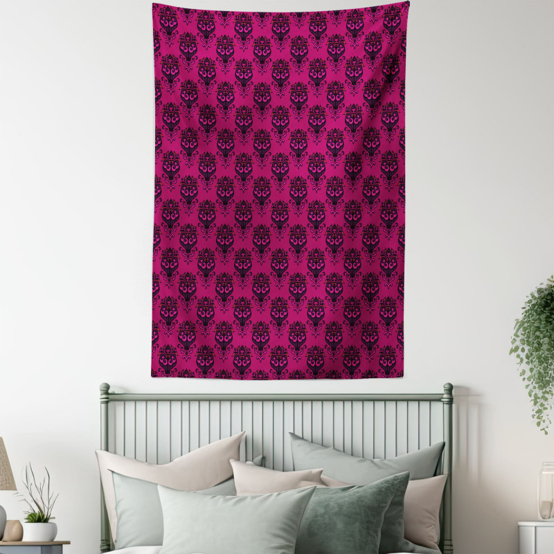 Abstract Royal Floral Art Tapestry