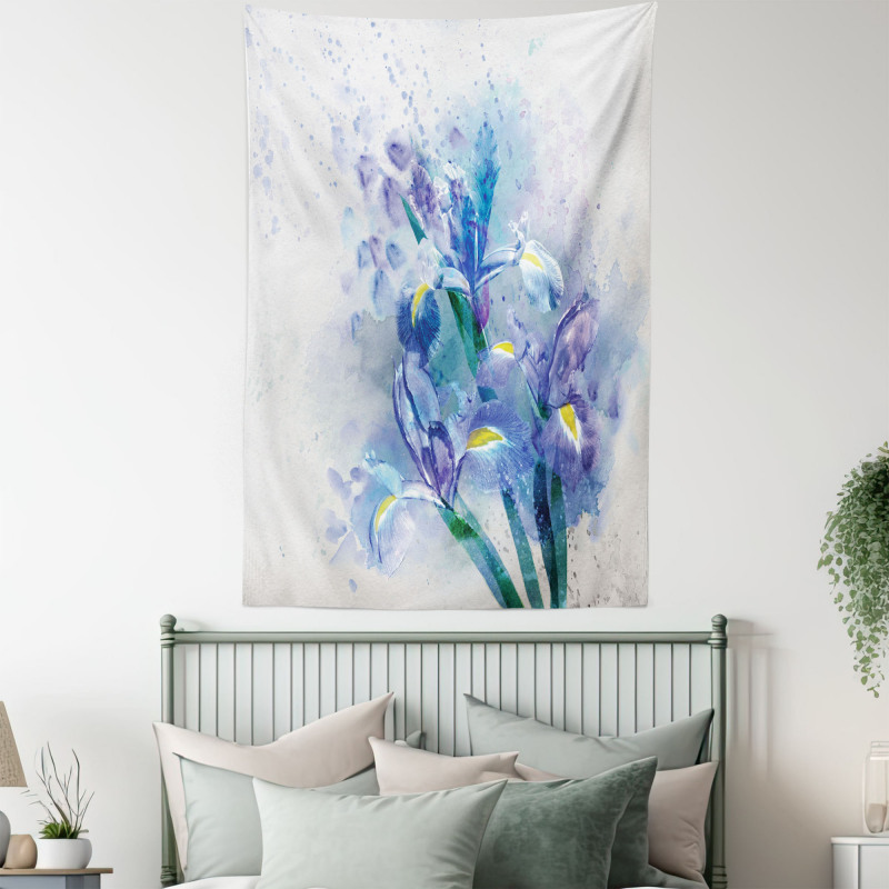Iris Fresh Colors Tapestry