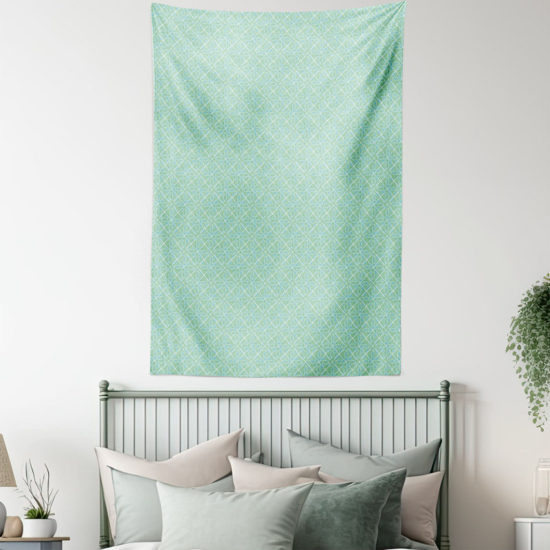 Natural Green Ornate Tapestry