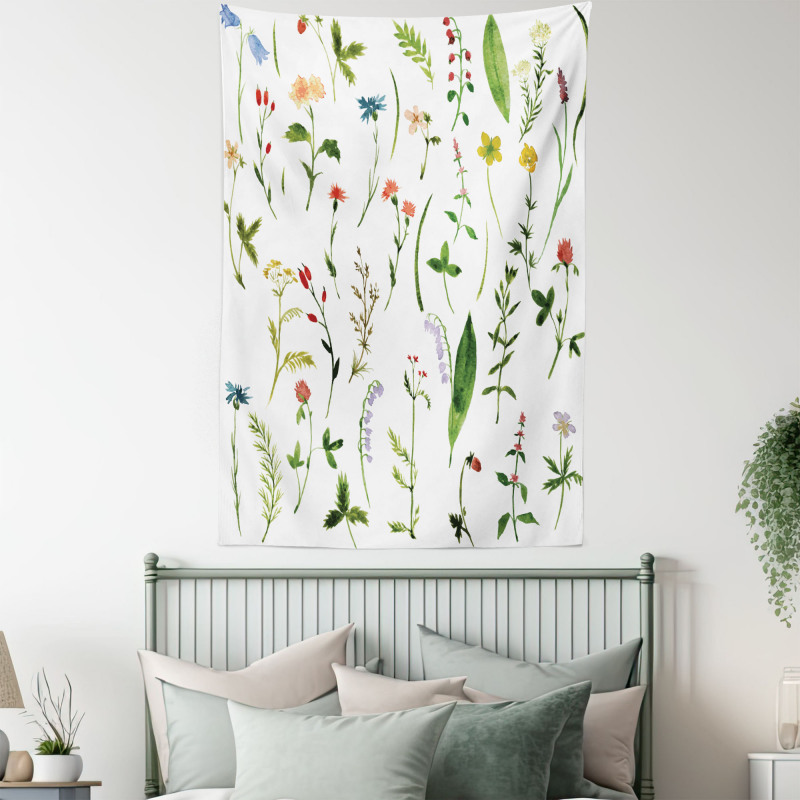 Flowers Weeds Tapestry