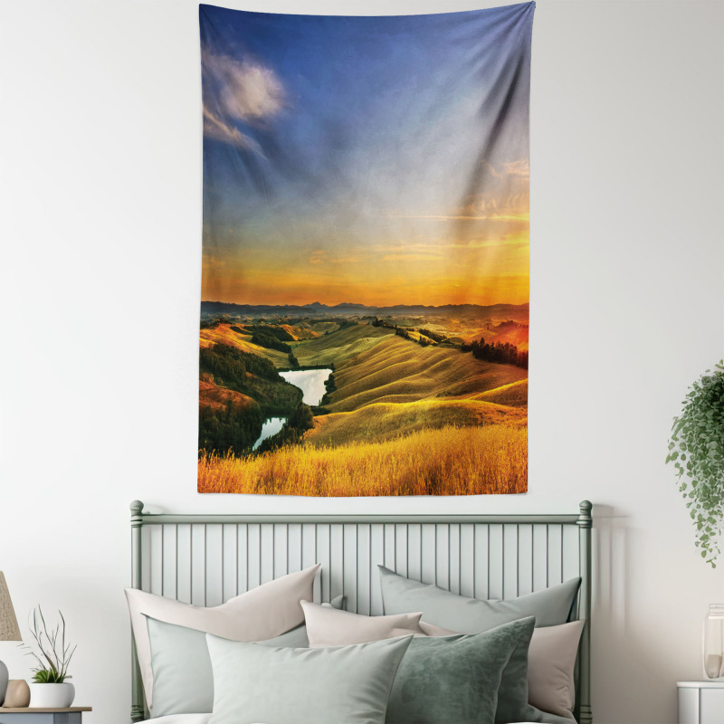 Mediterranean Valley Tapestry