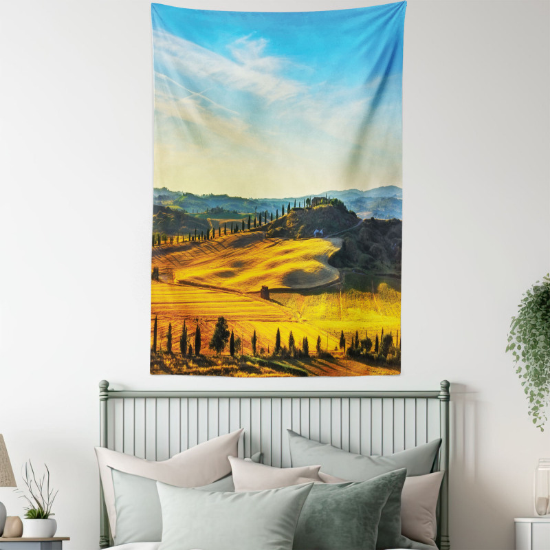 Italy Farmland Rural Tapestry