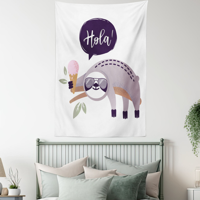 Hola Ice Cream Chilling Tapestry