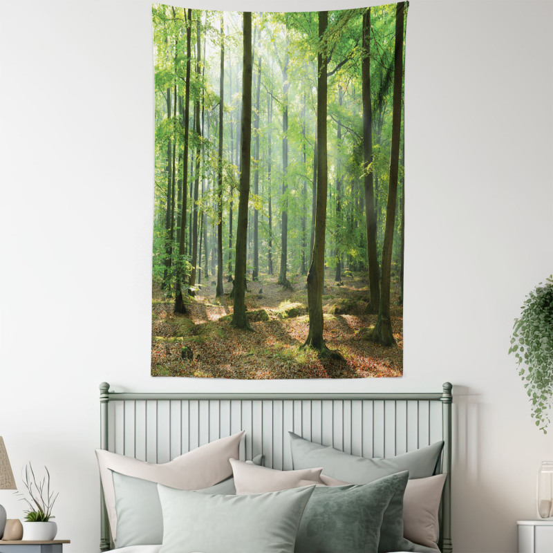 Morning Forest Farmhouse Tapestry