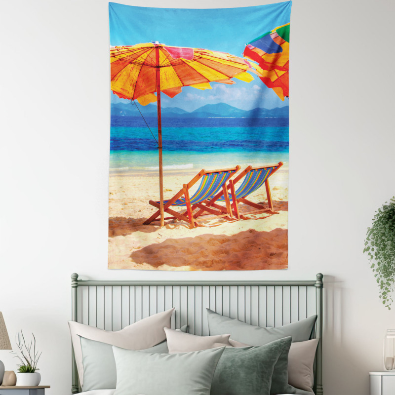 Sea of Thailand Beach Tapestry