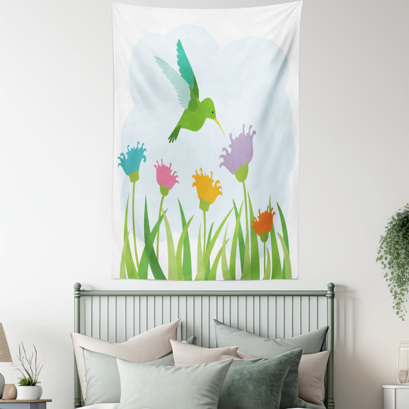 Garden Art Hummingbird Tapestry