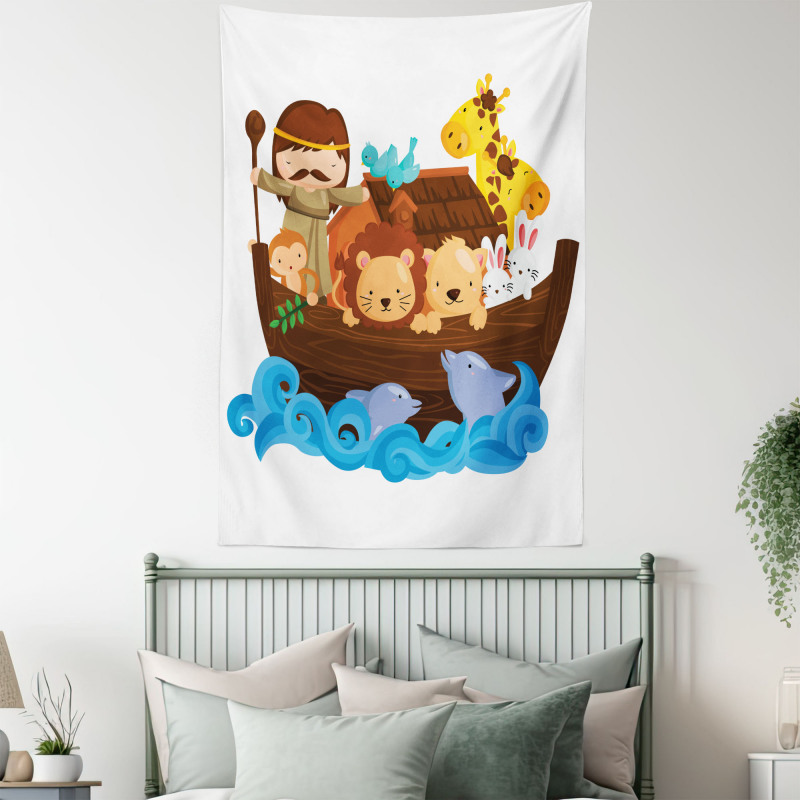 Animals in Nature Tapestry