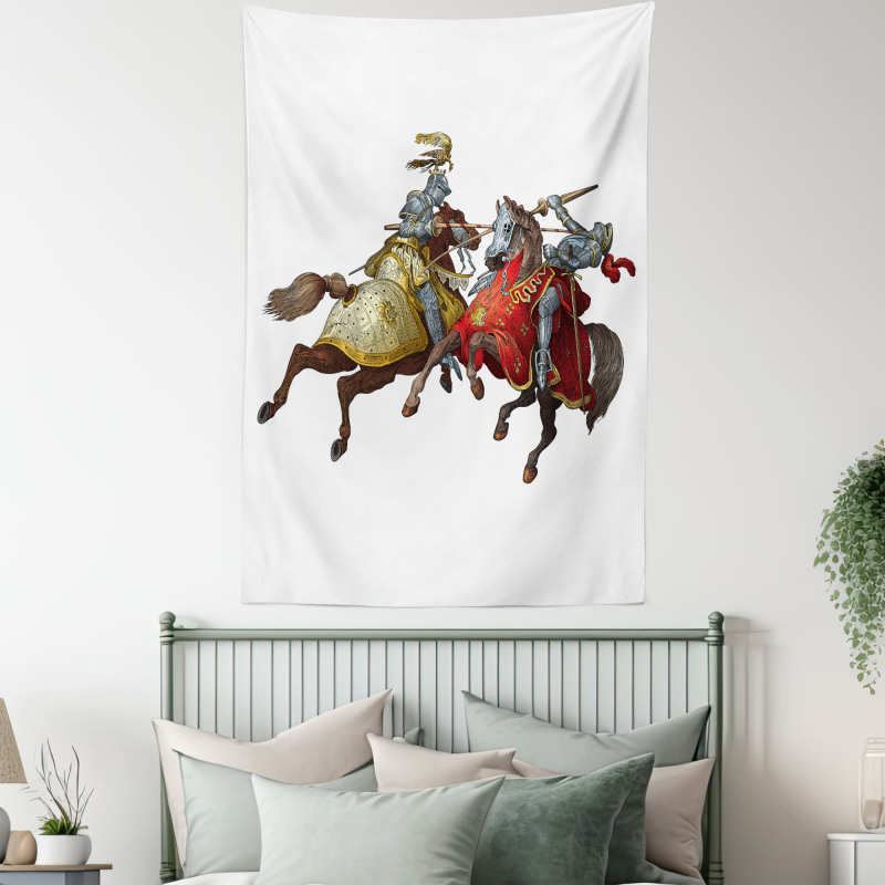 Middle Age Knights Tapestry