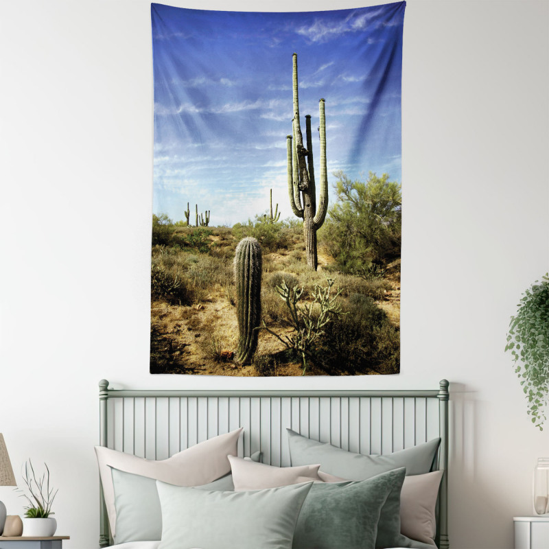 Cactus Spined Leaves Tapestry