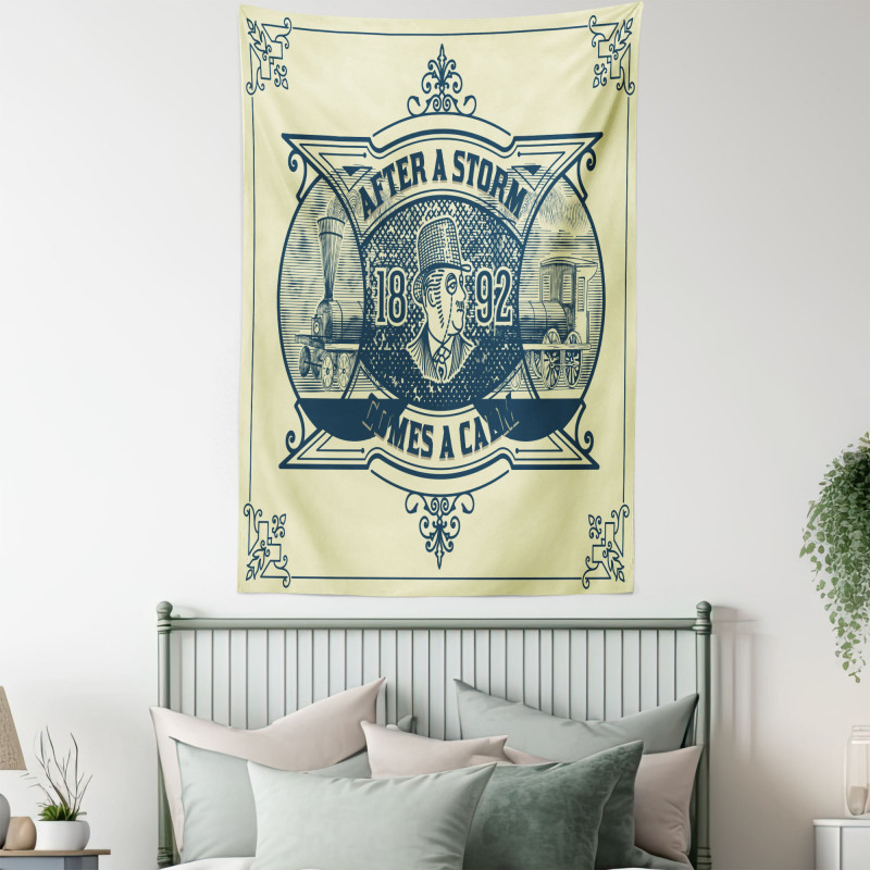 Calm Industry Scene Tapestry