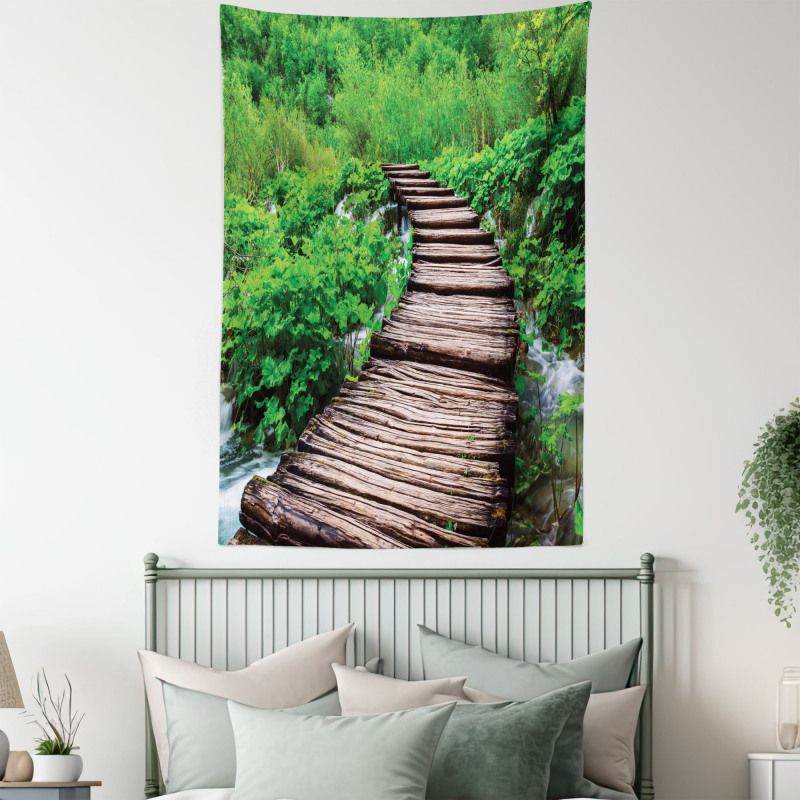 Pathway Stream Jungle Tapestry