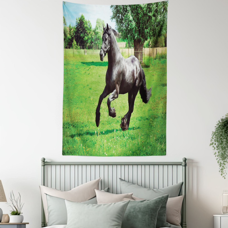 Friesian Horse Tapestry