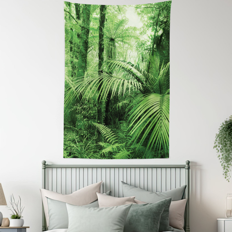 Palm Trees Exotic Plants Tapestry