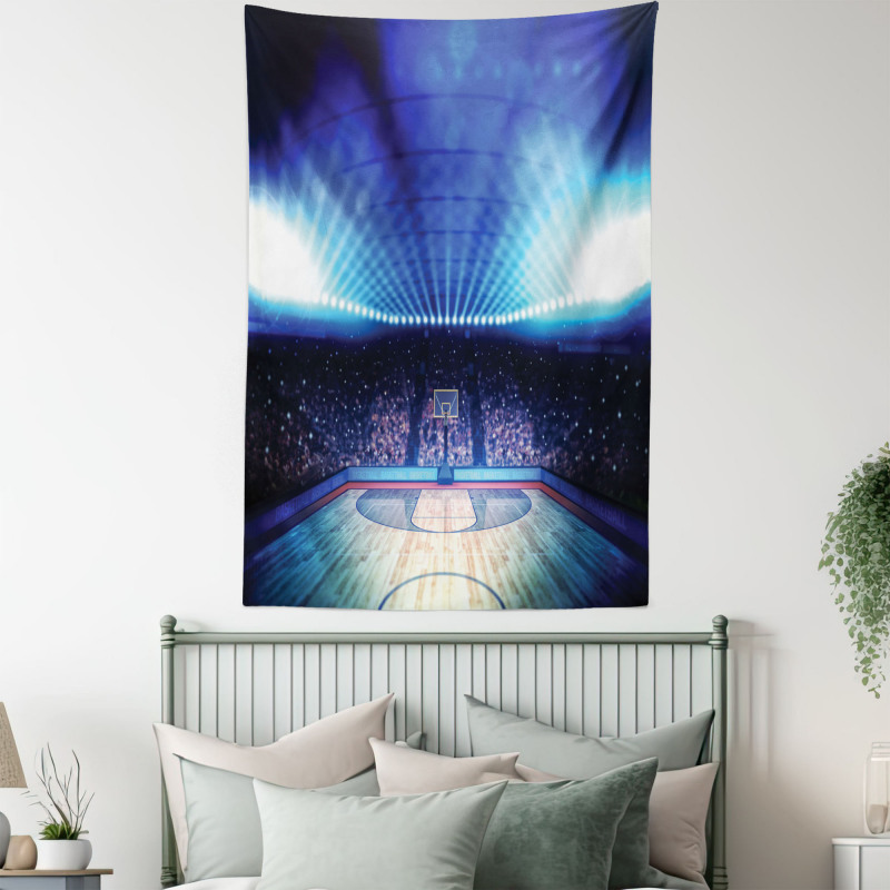 Basketball Arena Game Tapestry