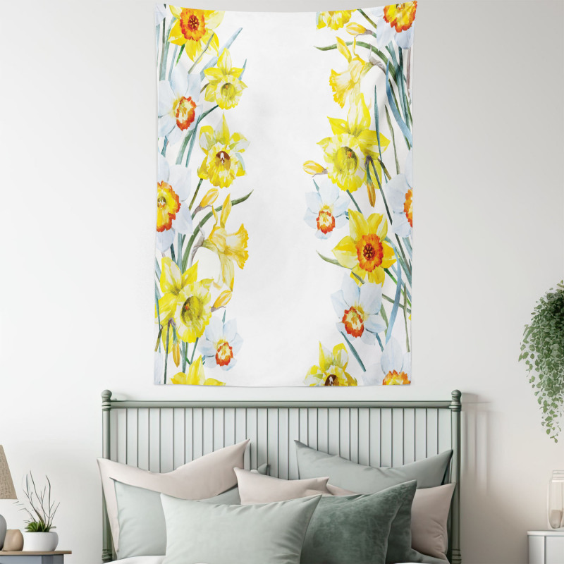 Meditation Flowers Tapestry