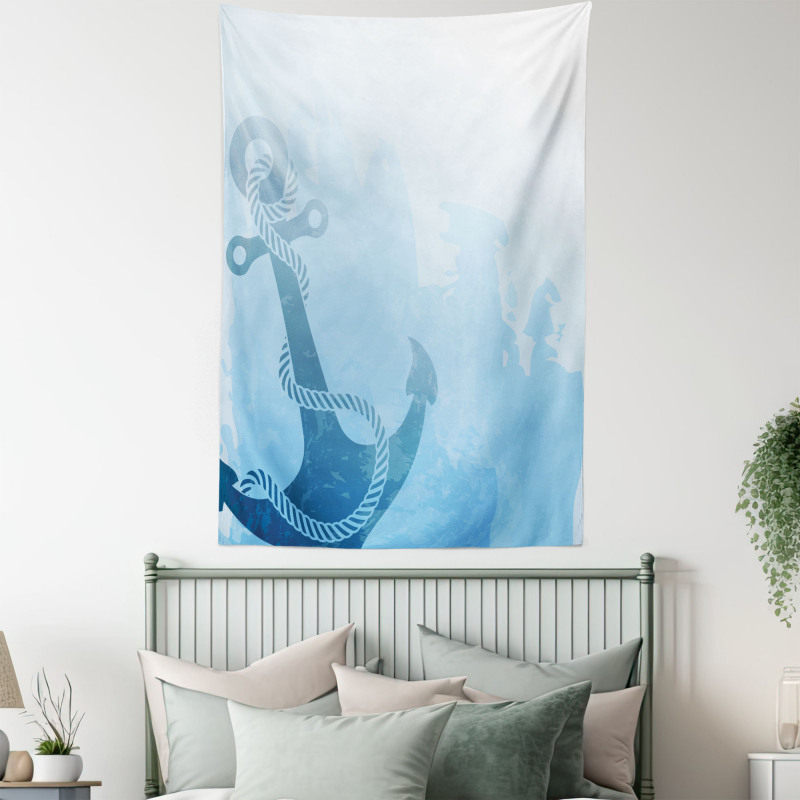 Nautical Deep Sea Bottom Tapestry