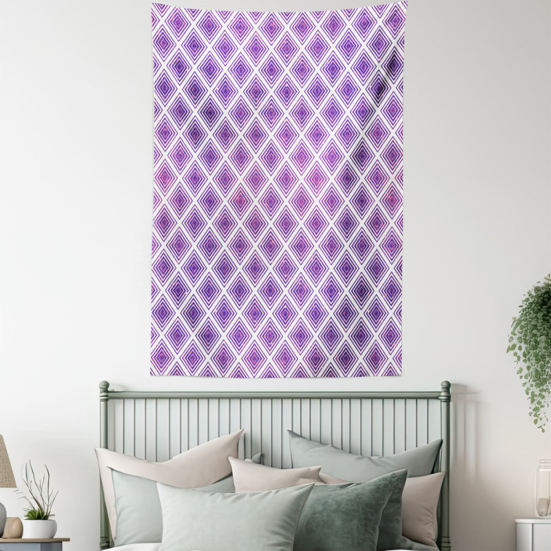 Retro Style Abstract Tapestry