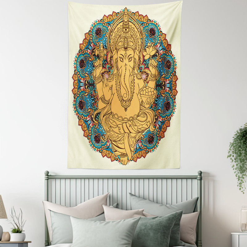 Vintage Style Elephant Tapestry